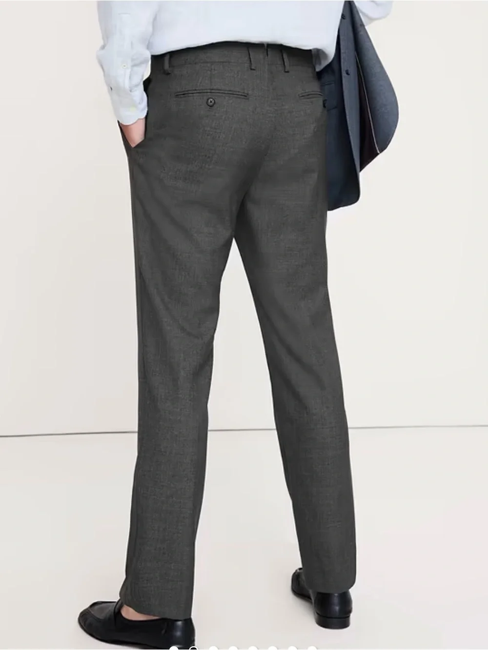 Banana Republic Black Dress Pants with Light Blue Lining